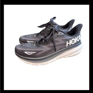 Hoka One One Clifton 9 Women's Black Running Shoes Size 11B S6